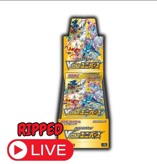 Vstar Universe Booster Box 10 packs per box 10 cards per pack